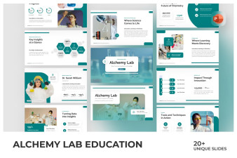 Alchemy Lab Chemical Education PowerPoint Template
